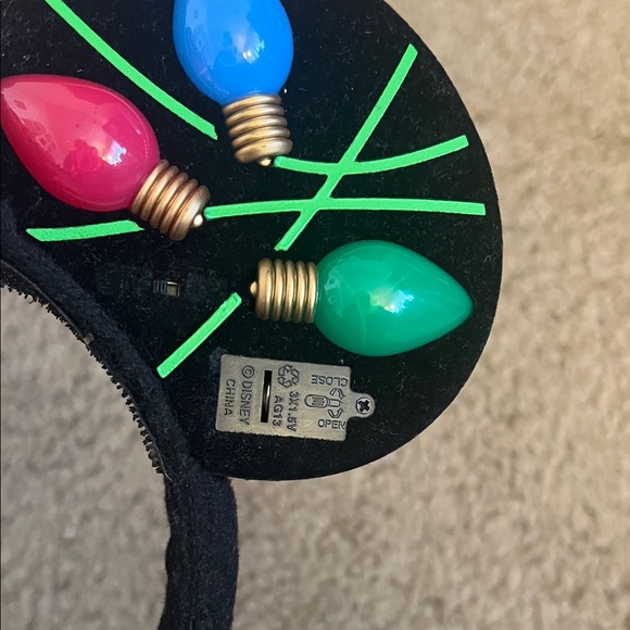 Festive Mouse Ear Headband with Lights - Picture 4 of 9